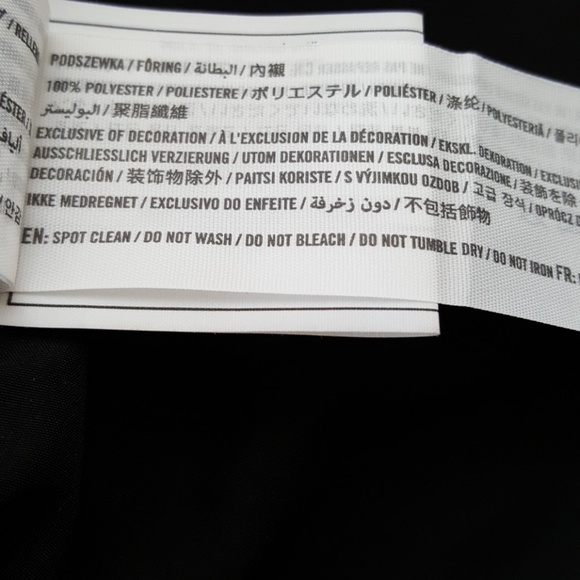 NWT A&F Faux Leather Biker Jacket - Picture 7 of 8